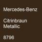 Preview: Mercedes-Benz, Citrinbraun Metallic, 8796.